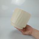 Ver imagem 7 de Cachepô de Cerâmica Verde 12x13x13cm Vaso Plantas Jardim Sala Suculenta Flores
