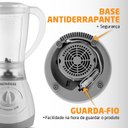 Ver imagem 2 de Liquidificador Mondial Easy Power L-550 550w Branco (220v)