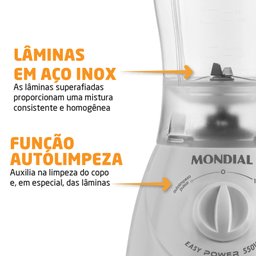 Liquidificador Mondial Easy Power L-550 550w Branco (220v) - 3