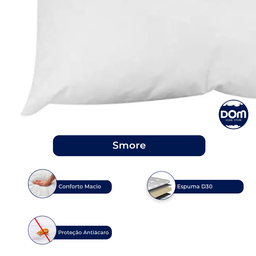 Travesseiro Smore Fibra Siliconada 50x70 Ortobom - 2