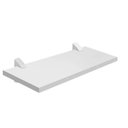 Ver imagem 1 de Prateleira Decorativa 50x30 cm com Suporte em MDF Branca para Sala Quarto Cozinha Escritório