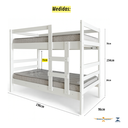 Ver imagem 2 de Treliche Petra Beliche Versátil com Cama Auxiliar até 100kg:branco