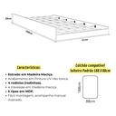 Ver imagem 6 de Treliche Petra Beliche Versátil com Cama Auxiliar até 100kg:branco