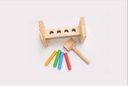 Ver imagem 3 de Bate Martelo em Madeira Brinquedo Educativo
