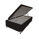 Ver imagem 1 de Box Baú Castor Solteiro Preto 88x188x35cm