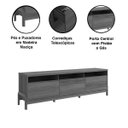 Ver imagem 5 de Rack Bancada com Painel para Tv de até 75" em Mdf Line Jequitiba
