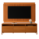 Ver imagem 1 de Rack Bancada com Painel para Tv de até 75" em Mdf Line Jequitiba