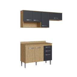 Cozinha Compacta Bélgica 4 Peças A3092 Mel/grafite Casa Mia - 2