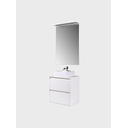 Ver mais imagens de Gabinete para Banheiro com Cuba e Espelheira com Led 60cm Mdf Branco Dubai - On Móveis