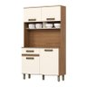 Kit Cozinha Compacta 1050mm Nature/off White - Briz - 1