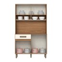 Ver imagem 2 de Kit Cozinha Compacta 1050mm Nature/off White - Briz