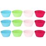 Jogo de Formas de Silicone para Muffins Redondos 12 Peças - Ref. Sn11231 - 1