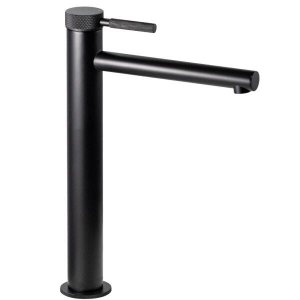 Misturador Monocomando Bica Alta Preto Fosco MIST19