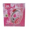 Headset Fone Gamer com Microfone e LED P3/P2 - Kp-Ga04 Rosa - 2