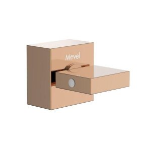 Acabamento Registro Quadrado Lux Base Docol Rose Gold