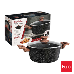 Panela Caçarola Avulsa 20cm Antiaderente Cerâmica Fogão Indução Colorstone Woden - 2