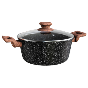 Panela Caçarola Avulsa 20cm Antiaderente Cerâmica Fogão Indução Colorstone Woden
