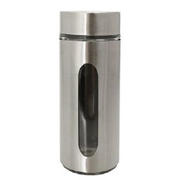 Pote Porta Mantimentos Inox com Visor - 1,9L - 1 Pote Porta Mantimentos Inox com Visor - 1,9L - 1