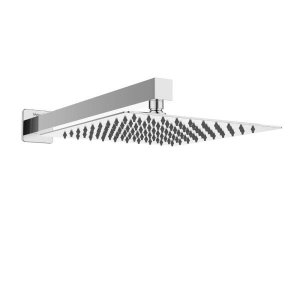 Chuveiro Slim de Parede Quadrado Cromado 20x20cm