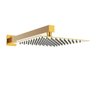 Chuveiro Slim de Parede Quadrado Dourado Gold 20x20cm - 1