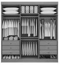 Ver imagem 2 de Guarda Roupa Casal 6 Portas Colibri D Doro Móveis -branco