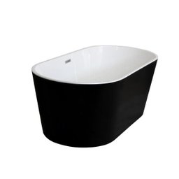 Banheira Freestanding de Imersão Nias 1700 Preto Brilho - 2