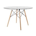 Ver imagem 7 de Kit Mesa Eames Vidro 110cm + 5 Cadeiras Gruvyer - Seat&Co