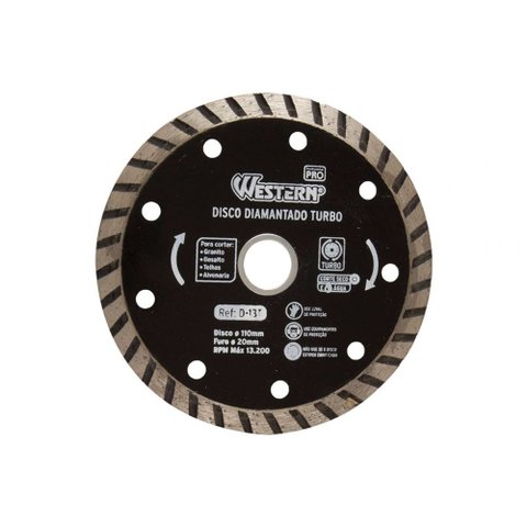 Disco Diam Turbo 110x20mm Blister