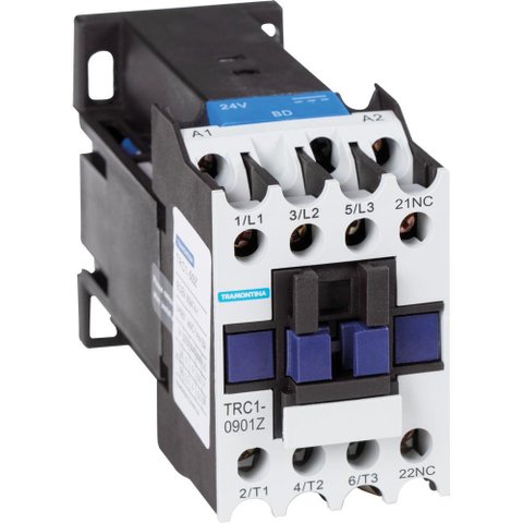 Contator Tripolar Trc1-0901z 9a 24vcc 1nf