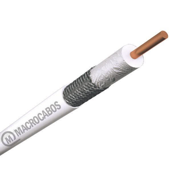 CABO COAXIAL RGC-6 67% 100M BRANCO