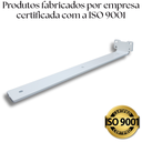 Ver imagem 4 de 8 Suportes de Prateleira Fixo de Parede Mão Francesa 35cm Invisível Aço Alta Resistência Branco