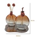 Ver imagem 2 de Kit Banheiro Lavabo Luxo Cinturinha Rose Gold