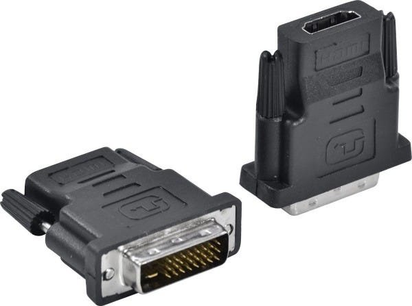 ADAPTADOR DVI MACHO X HDMI FEMEA AHF-DVI - PC / 5 - 2