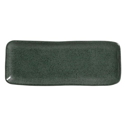 CONJUNTO C/ 4 TRAVESSAS RETANGULAR MÉDIA ORGÂNICO GREENERY 33x13 cm