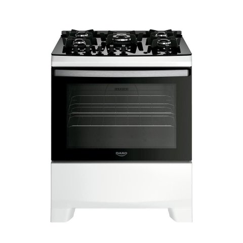 Fogão 5 Bocas Dako Supreme com Mesa de Vidro Bivolt