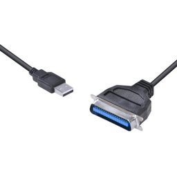 Cabo para Impressora Usb X Interface Ieee 1284 Paralela 2m U - 1