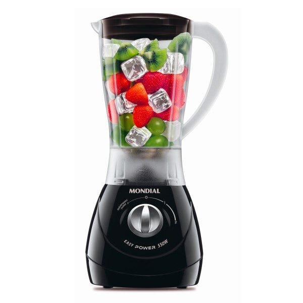 Liquidificador Mondial Easy Power 550W 2 Velocidades L-550 - 220V