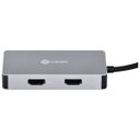 Ver imagem 5 de HUB USB TIPO C / TYPE C 5 EM 1 COM 2 HDMI + VGA + USB 3.0 +