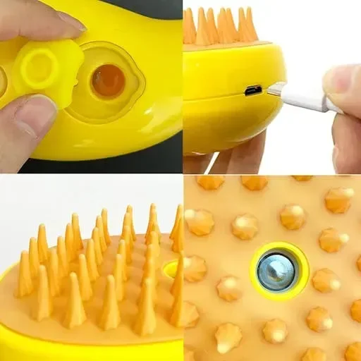Escova Pet a Vapor 3 em 1 Recarregável Snel Home - 7