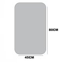 Ver imagem 5 de Espelho Retangular Grande 80 X 45 Moderno Lapidado com Suporte