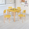 Conjunto Mesa Infantil com 4 Cadeiras Multicolorida:amarelo - 2