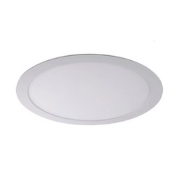 Kit 12 Un - Plafon Painel Led Redondo de Embutir Slim Luz Fria 18w Lampada Bivolt - Annly Leds:branc - 1
