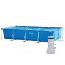 Ver imagem 1 de Piscina Estrutural Retangular 7.127 Litros Intex com Bomba e Filtro