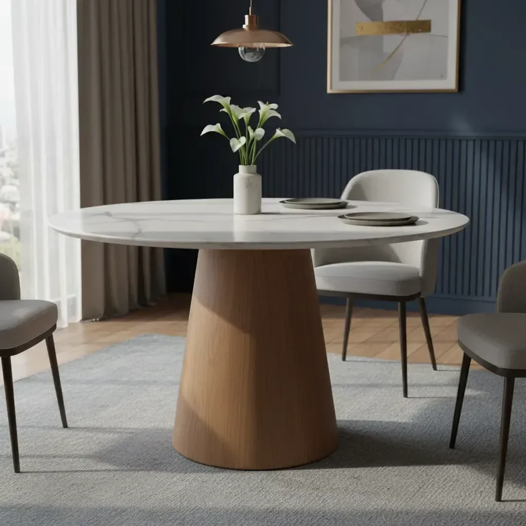 Mesa Cone 160X90cm em Mármore Espírito Santo