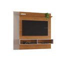 Ver imagem 1 de Painel para Tv até 65'' Agrado C/nicho Ripado:off/cinamomo