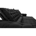 Ver imagem 4 de Sofá Retrátil e Reclinável 2,75m Molas Ensacadas Cama inBox Big Space com Bordado 3D Velusoft