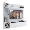 Ver imagem 2 de Rack com Painel para Tv até 50 Polegadas Coliseu 3 Portas Branco - Panorama Móveis