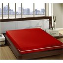 Ver imagem 3 de Capa De Colchão Casal Padrão - Malha Gel Com Zíper:Vermelho