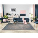 Ver imagem 4 de Tapete Sala 250x350 Cm Vintage Reload Azul Printed 2.5x3.5m