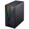 Gabinete Mid-Tower Vector Preto 3 Fans Rgb Lateral Em Vidro - 3